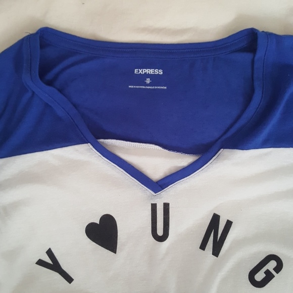 Express XS Short sleeve baseball tee - Picture 3 of 4